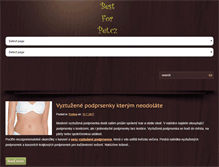 Tablet Screenshot of bestforpet.cz